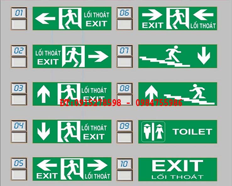 ĐÈN EXIT DẠ QUANG, ĐÈN EXIT THỜI ĐẠI MỚI KHÔNG CẦN DÙNG ĐIỆN TỰ PHÁT SÁNG